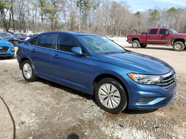 3VWCB7BU9KM214756 - 2019 VOLKSWAGEN JETTA S BLUE photo 4