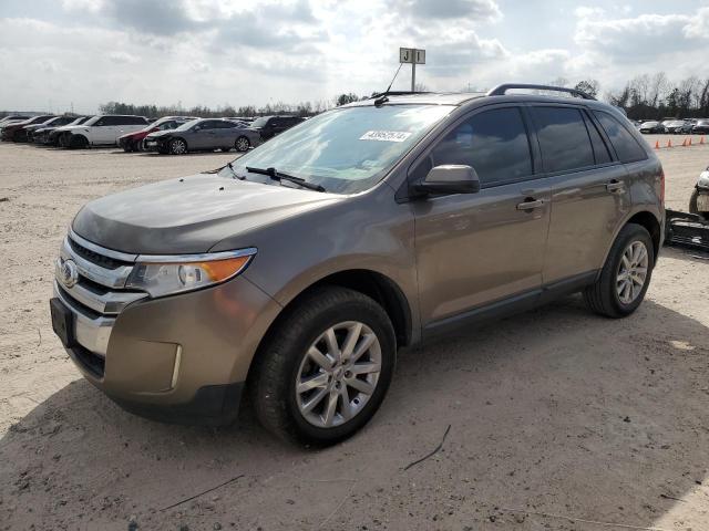 2FMDK3JC7EBB54874 - 2014 FORD EDGE SEL GRAY photo 1