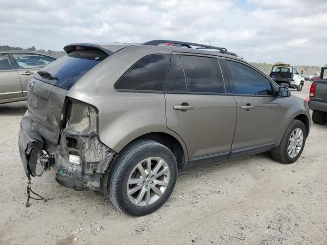 2FMDK3JC7EBB54874 - 2014 FORD EDGE SEL GRAY photo 3