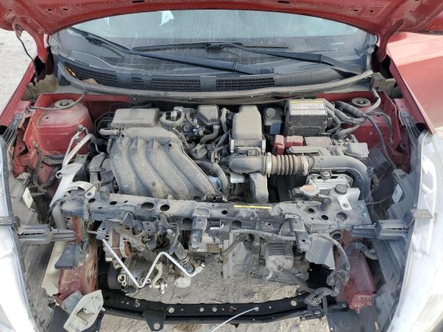 3N1CN7AP9KL875458 - 2019 NISSAN VERSA S RED photo 11