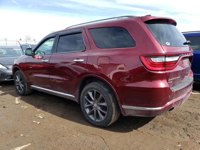 1C4RDJEG4HC661516 - 2017 DODGE DURANGO CITADEL BURGUNDY photo 2