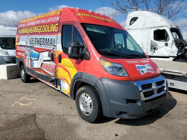 3C6TRVDG9HE514852 - 2017 RAM PROMASTER 2500 HIGH RED photo 1