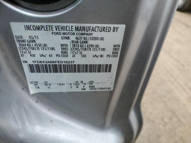 1FD8X3A66FED16237 - 2015 FORD F350 SUPER DUTY SILVER photo 12