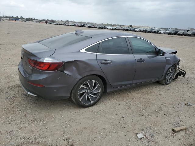 19XZE4F94KE005296 - 2019 HONDA INSIGHT TOURING GRAY photo 3