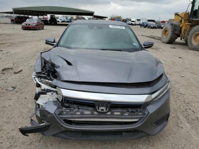 19XZE4F94KE005296 - 2019 HONDA INSIGHT TOURING GRAY photo 5