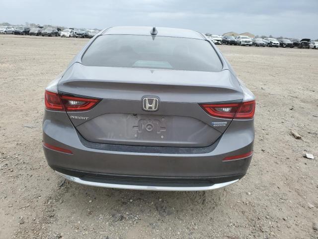 19XZE4F94KE005296 - 2019 HONDA INSIGHT TOURING GRAY photo 6