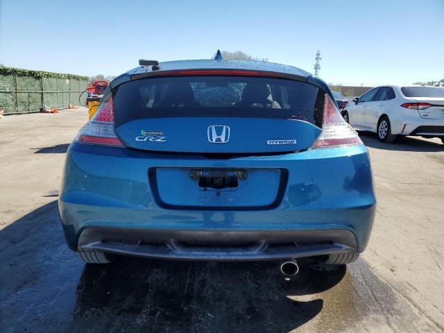 JHMZF1C42BS001201 - 2011 HONDA CR-Z BLUE photo 6