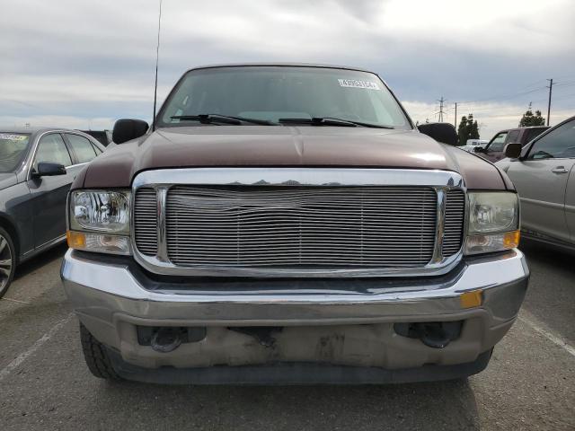 1FMNU42S61EC64923 - 2001 FORD EXCURSION LIMITED BURGUNDY photo 5