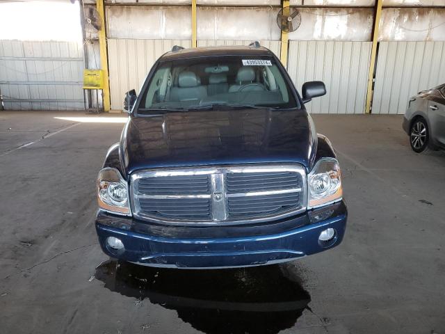 1D4HB58D54F241527 - 2004 DODGE DURANGO LIMITED BLUE photo 5