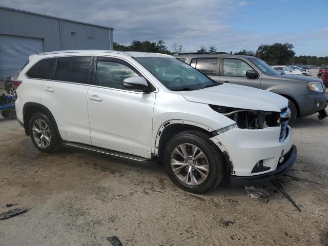 5TDKKRFH2FS100241 - 2015 TOYOTA HIGHLANDER XLE WHITE photo 4