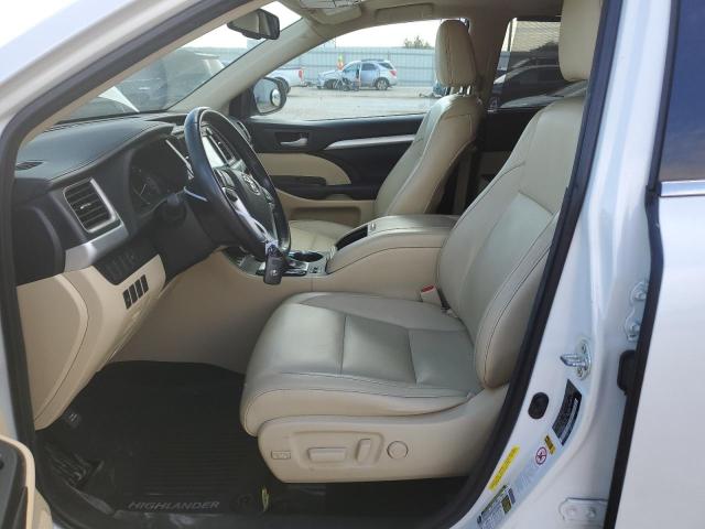 5TDKKRFH2FS100241 - 2015 TOYOTA HIGHLANDER XLE WHITE photo 7