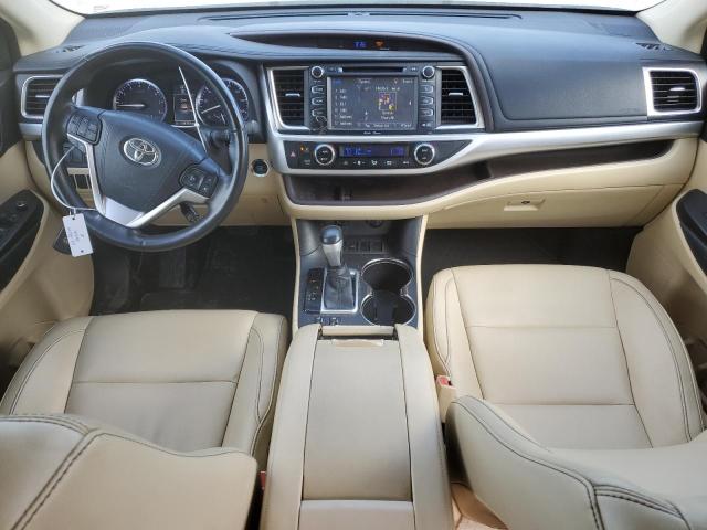 5TDKKRFH2FS100241 - 2015 TOYOTA HIGHLANDER XLE WHITE photo 8