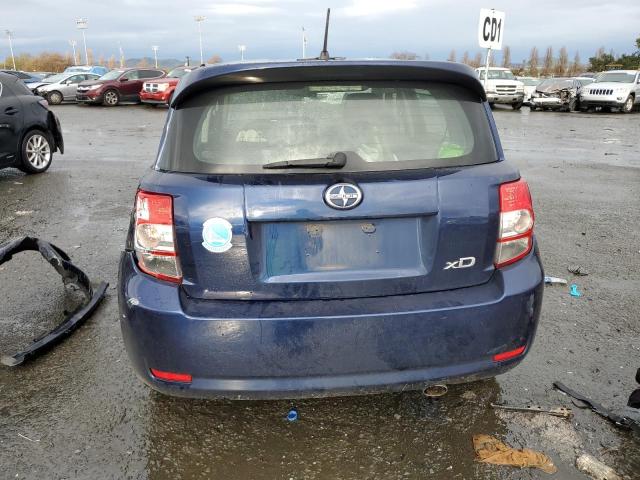 JTKKUPB41E1044573 - 2014 TOYOTA SCION XD BLUE photo 6