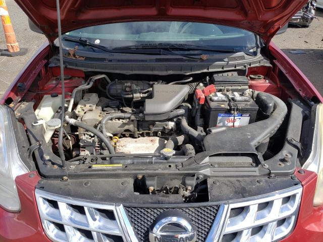 JN8AS5MV4CW387255 - 2012 NISSAN ROGUE S RED photo 12