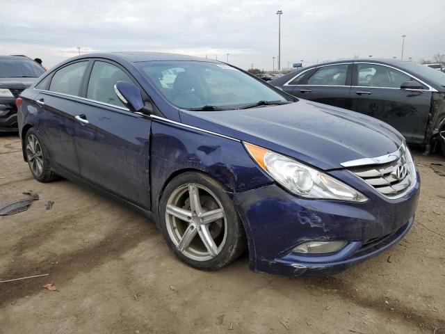 5NPEC4AB4DH592354 - 2013 HYUNDAI SONATA SE BLUE photo 4