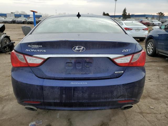 5NPEC4AB4DH592354 - 2013 HYUNDAI SONATA SE BLUE photo 6