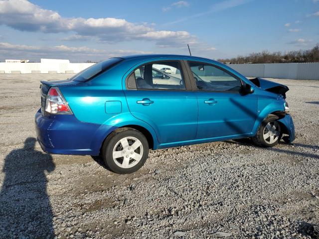 KL1TD56E19B621659 - 2009 CHEVROLET AVEO LS TURQUOISE photo 3