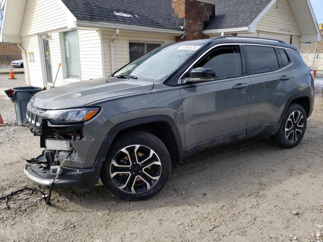 3C4NJDCB3NT165896 - 2022 JEEP COMPASS LIMITED GRAY photo 1