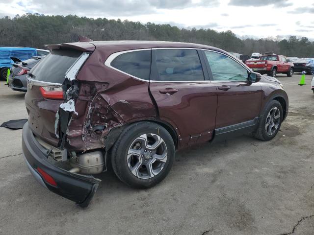 7FARW1H8XKE008296 - 2019 HONDA CR-V EXL MAROON photo 3