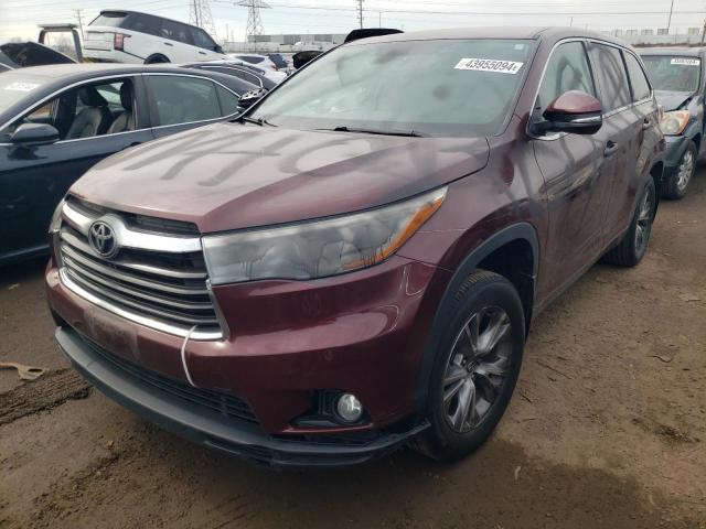 2015 TOYOTA HIGHLANDER LE, 