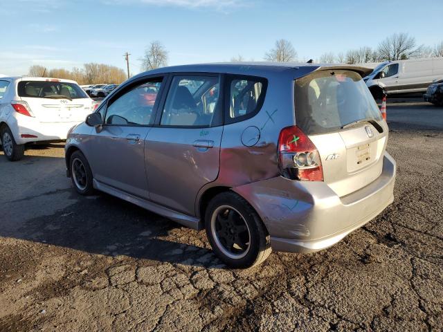 JHMGD38667S005097 - 2007 HONDA FIT S 灰色 照片 2