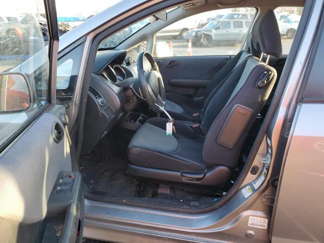 JHMGD38667S005097 - 2007 HONDA FIT S GRAY photo 7