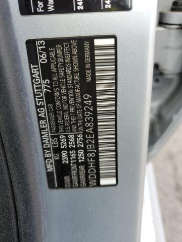 WDDHF8JB2EA839249 - 2014 MERCEDES-BENZ E 350 4MATIC SILVER photo 12