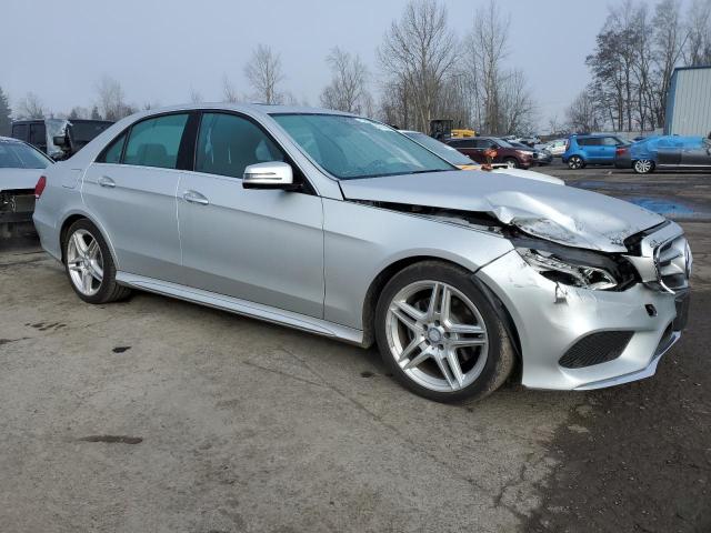 WDDHF8JB2EA839249 - 2014 MERCEDES-BENZ E 350 4MATIC SILVER photo 4