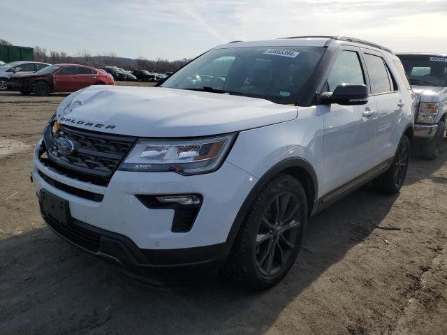 1FM5K7DH5JGC93486 - 2018 FORD EXPLORER XLT WHITE photo 1