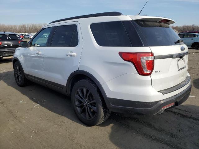 1FM5K7DH5JGC93486 - 2018 FORD EXPLORER XLT WHITE photo 2