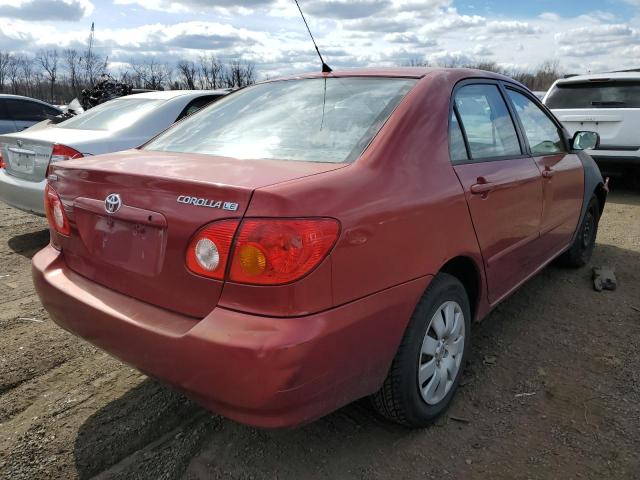 2T1BR32E54C257322 - 2004 TOYOTA COROLLA CE BURGUNDY photo 3