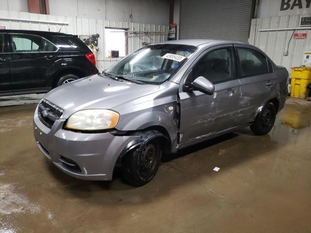 KL1TD56627B114095 - 2007 CHEVROLET AVEO BASE GRAY photo 1