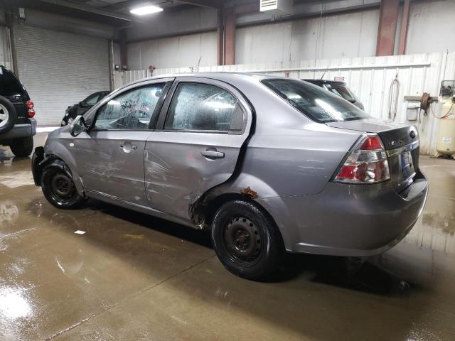 KL1TD56627B114095 - 2007 CHEVROLET AVEO BASE GRAY photo 2