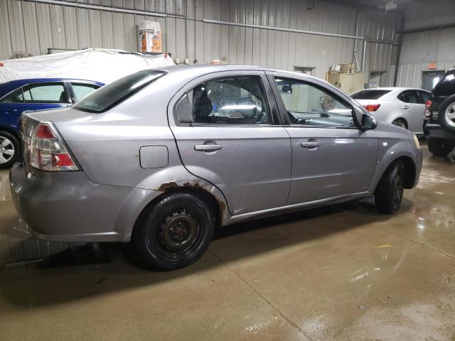 KL1TD56627B114095 - 2007 CHEVROLET AVEO BASE GRAY photo 3