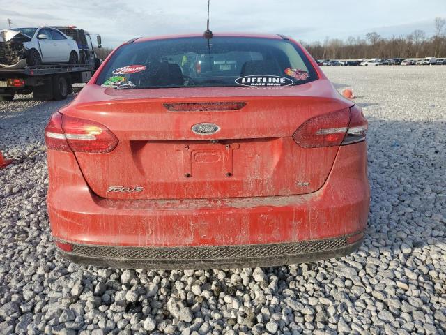 1FADP3F23HL298700 - 2017 FORD FOCUS SE RED photo 6