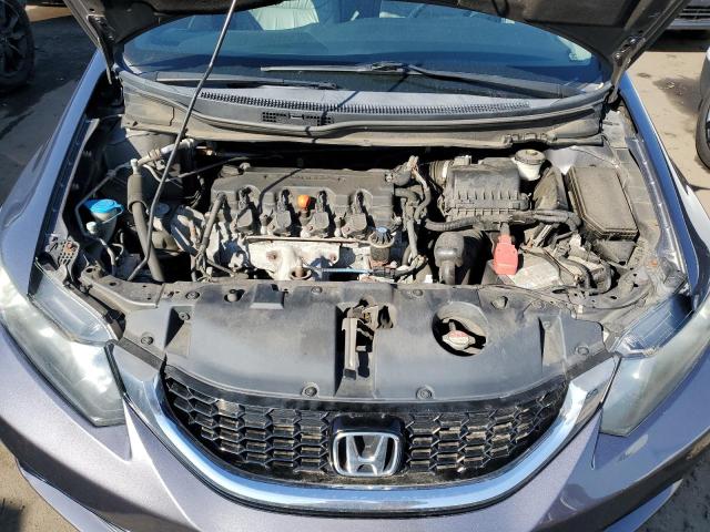 19XFB2F90FE257603 - 2015 HONDA CIVIC EXL ნაცრისფერი ფოტო 11