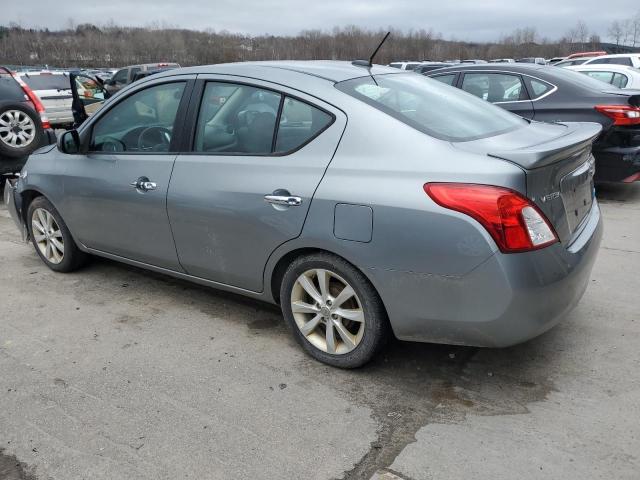 3N1CN7AP1EL811631 - 2014 NISSAN VERSA S GRAY photo 2