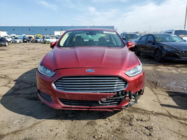 3FA6P0H74DR111959 - 2013 FORD FUSION SE BURGUNDY photo 5