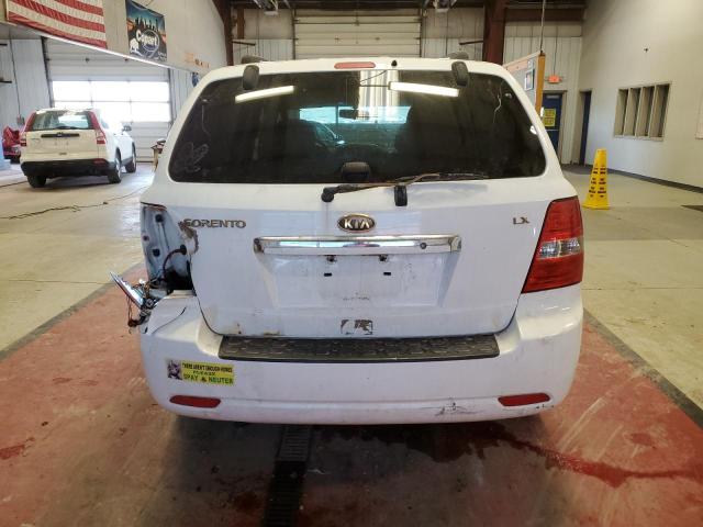 KNDJC735585786498 - 2008 KIA SORENTO EX WHITE photo 6