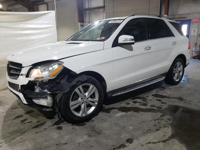 4JGDA5HB2FA467081 - 2015 MERCEDES-BENZ ML 350 4MATIC WHITE photo 1