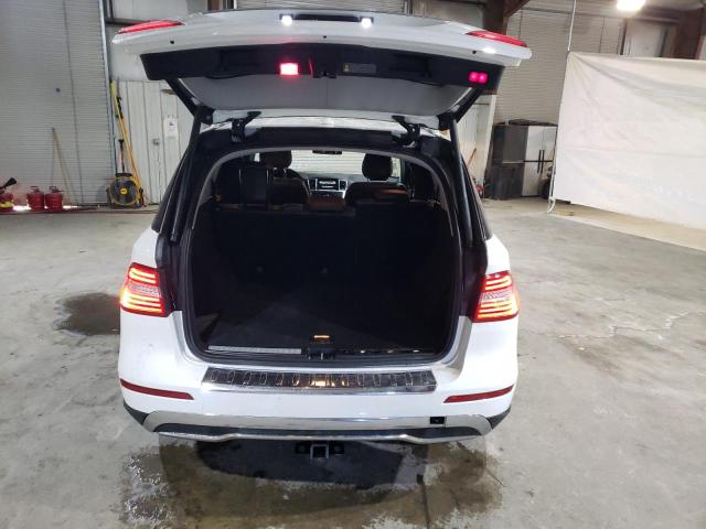 4JGDA5HB2FA467081 - 2015 MERCEDES-BENZ ML 350 4MATIC WHITE photo 6