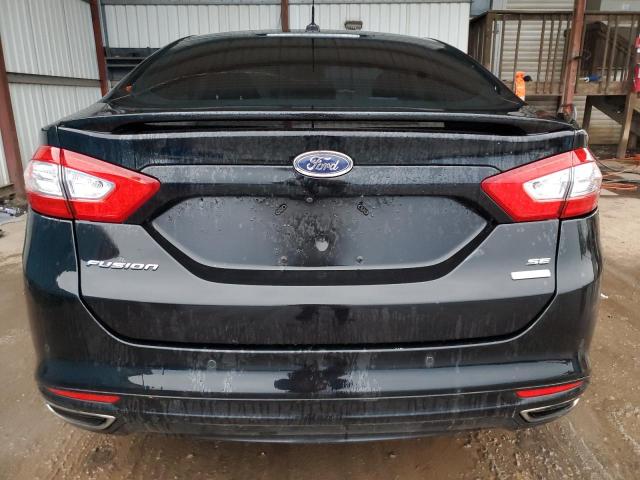 3FA6P0T98GR369057 - 2016 FORD FUSION SE BLACK photo 6