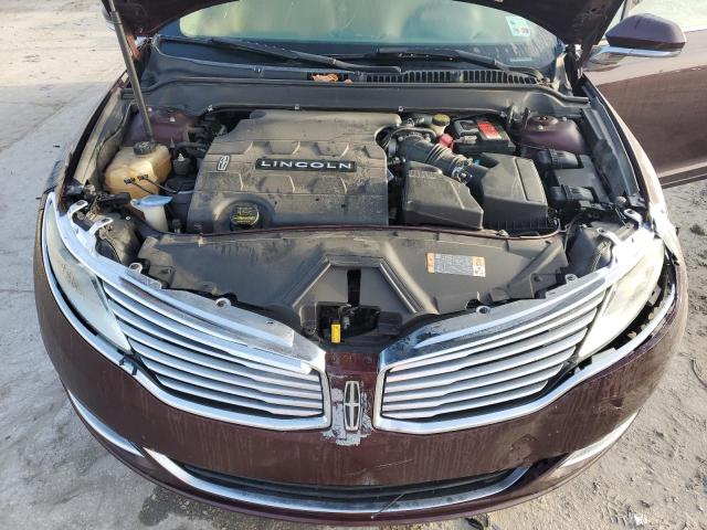 3LN6L2GK6DR818645 - 2013 LINCOLN MKZ BURGUNDY photo 11