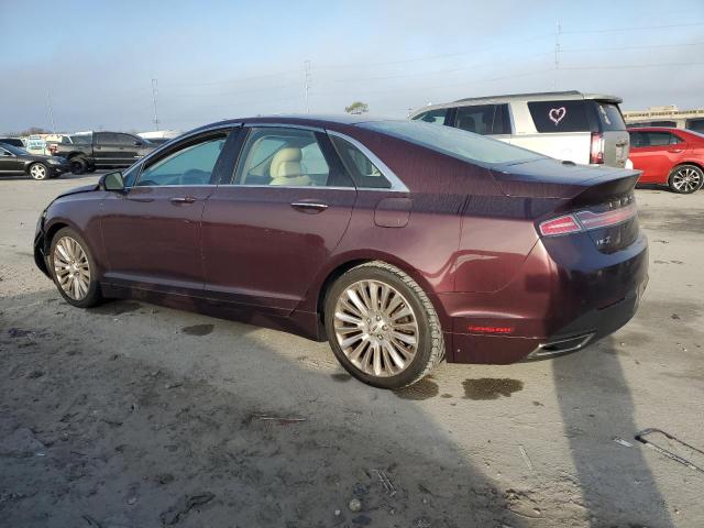 3LN6L2GK6DR818645 - 2013 LINCOLN MKZ BURGUNDY photo 2