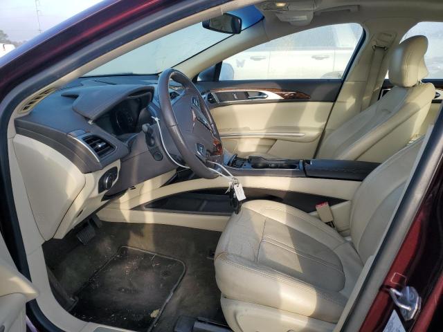 3LN6L2GK6DR818645 - 2013 LINCOLN MKZ BURGUNDY photo 7