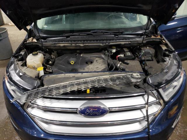 2FMPK4J93HBB79721 - 2017 FORD EDGE SEL BLUE photo 11