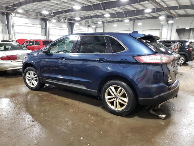 2FMPK4J93HBB79721 - 2017 FORD EDGE SEL BLUE photo 2