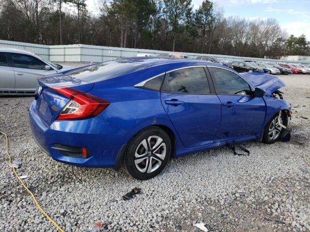 2HGFC2F57JH519402 - 2018 HONDA CIVIC LX BLUE photo 3