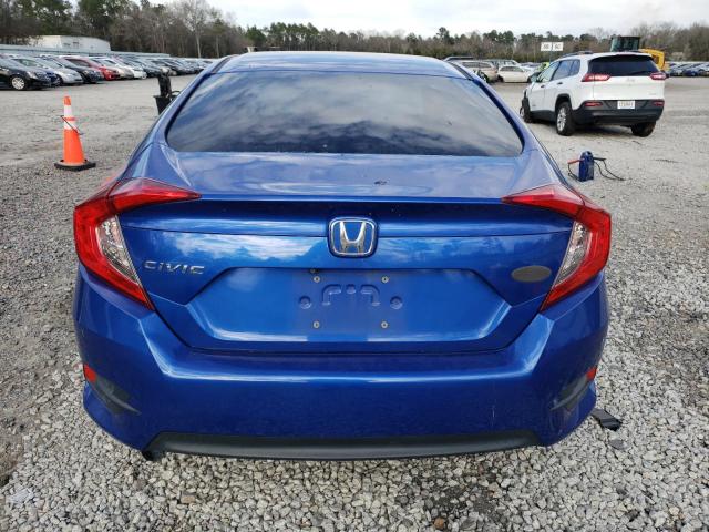 2HGFC2F57JH519402 - 2018 HONDA CIVIC LX BLUE photo 6