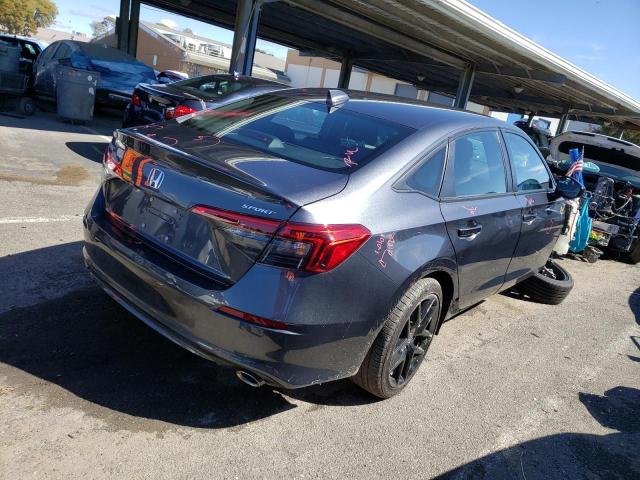 2HGFE2F52PH500369 - 2023 HONDA CIVIC SPORT 灰色 照片 3